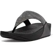 Original Brands FitFlop Lulu Toe Post - Geo Glitz ZWART 43