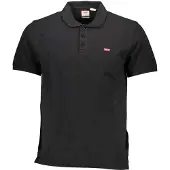 Levi's Heren Polo Hm zwart (S), Casual, Katoen, Korte mouwen 35883-0007