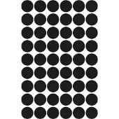 Avery Etiket Avery 3140 rond 12mm zwart 270 stuks - 8 stuks