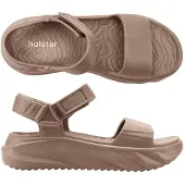 Holster Cloudnine vegan flatform sandaal dames waterproof & wasbaar podologisch goedgekeurd natural