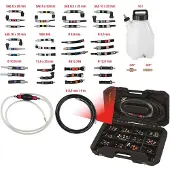 Ks Tools 150.1860 Brandstofsysteem test- en reinigingsset, 43-delig