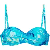 s.Oliver Bikinitop turquoise / lichtblauw / donkerblauw / geel