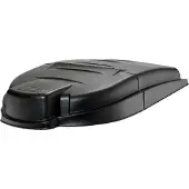 Rubbermaid -deksel Mega Brute voor verzamelbak 454 l, B 704,9 x D 765,2 x H 482,6 mm, LDPE, zwart