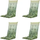 Madison kussen hoge rug amelie - 123x50x5cm set van 4