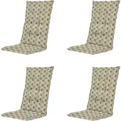 Madison kussen hoge rug rae - 123x50x5cm set van 4