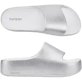 Original Brands Levitate slippers vegan eva platform slides 4cm podologisch goedgekeurd silver
