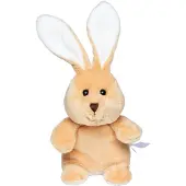 MBW Pluche konijntje/haasje knuffeldier 19.5 cm - Knuffel bosdieren