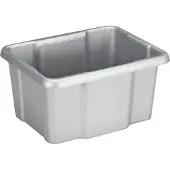 Sunware opslagbox kunststof 24 liter lichtgrijs 42 x 33 x 22 cm - Opbergbox