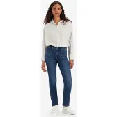 Levi's Jeans '712 Slim Welt Pocket' donkerblauw