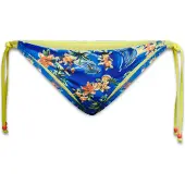 Superdry Cheeky Bikinibroekje met Strikjes aan de Zijkant Blauw Grootte: 44