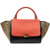 Celine Small Tricolor Trapeze Schoudertas