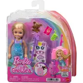 Barbie Club Chelsea Grenzeloos Avontuur Pop - Met Scooterkoffer en Accessoires