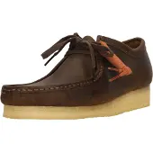 Clarks Veterschoen 'Wallabee Beeswax' bruin
