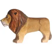 Wudimals - Houten Leeuw Figurine - K-PLAY