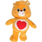 Merkloos Pluche Troetelbeertje knuffel oranje 21 cm - Knuffelpop