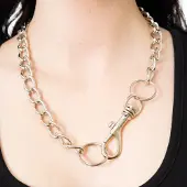 Poizen Industries - Void Chain 45Cm Portemonneeketting/broekketting - Zilverkleurig