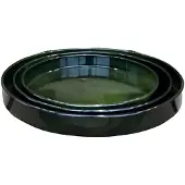 Buitengewoon Boet Schotel Cylinder Vibrant Groen L 33x4cm