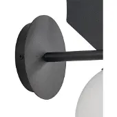 LINDBY Buitenverlichting , Katti Cat, dimbare, Zwart, Balkon, Metaal, Landhuis / Rustiek