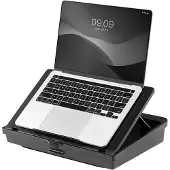Famanu - Verticale laptopstandaard aluminium met 3 sleuven ruimtebesparend voor laptops