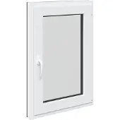 vidaXL Kelderraam RISOR 60 x 90 cm PVC en Glas Antraciet