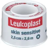 Leukoplast Skin Sensitive 2,5cm x 2,6m 76173-01 4x1 St Pleister