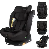 Cabino Solero Autostoel i-Size – Groep 0/1/2/3 – 40 tot 150 cm – Gordelbevestiging - Met Zitverkleiner – Zwart
