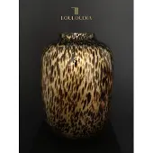Vase the World Cheetah Gold L vaas
