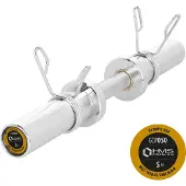 HMS Olympische Dumbbellstang met Veerclipsluiters - 50 mm - 50 cm