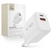 TechProtection GaN 45 Watt USB-C Oplader Wit