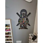 Moliland - Wandrek - 31 Minifiguurtjes - Ninja vorm - Zwart