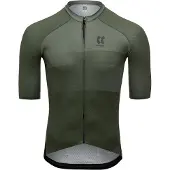 Kalas Passion Z1 Fietsshirt Heren Khaki Maat 2/S + Gratis Nekkraag Rood