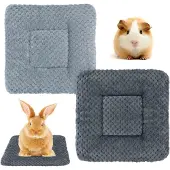 Famanu - Pluche bed 30x30 cm voor kleine dieren en konijnen