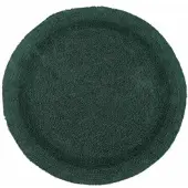 Homescapes Ronde Badmat Bosgroen 80 cm gemaakt van 100% Katoen