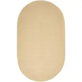 Homescapes Handgeweven gevlochten vloerkleed in beige, 110 x 170 cm