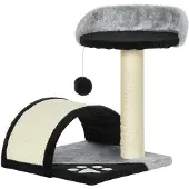 PawHut Paws Krabpaal met speelballen 36x36x44cm