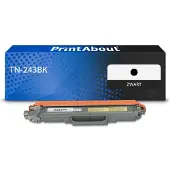 PrintAbout Toner TN-243BK Zwart geschikt voor Brother