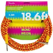 Fender MonoNeon Instrument Cable 5,5 m Recht - Gebogen Instrumentkabel