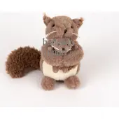 Egmont toys knuffel eekhoorn pluche speelgoed met baby 15x15x12 cm.