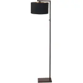 Steinhauer Vloerlamp Stang met zwarte kap
