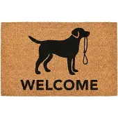 Clayre & Eef Deurmat Bruin Kokos Hond