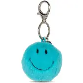 Bon Ton Toys Smiley Sleutelhanger Fuzzy Teal ECO 5,5cm