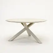 Vita Tuintafel Rotonda 150 cm crème