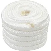 vidaXL Boottouw 6 mm 10 m Wit