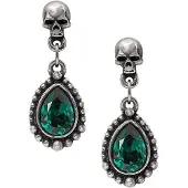 Alchemy Gothic - Gothic Oorbellen - Lost Jewels of Paris - voor Vrouwen - zilverkleurig - Maat Standard