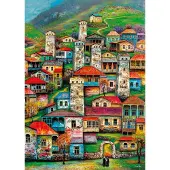 Magnolia puzzel Beautiful Village - 1000 stukjes legpuzzel.