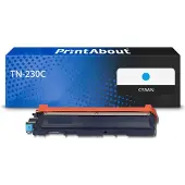 PrintAbout Toner TN-230C Cyaan geschikt voor Brother
