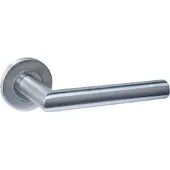 Intersteel deurkruk Q 01 op rozet verdekt ø52x6mm - RVS