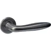 Intersteel deurkruk Q 03 op rozet verdekt ø52x6mm - PVD antraciet