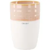 Zusss Mok L Enjoy Keramiek White / Pink