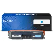 PrintAbout Toner TN-328C Cyaan Extra hoge capaciteit geschikt voor Brother